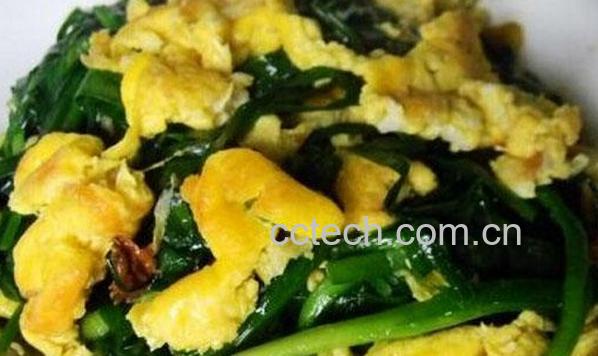 果蔬百科鸭蛋炒韭菜-0