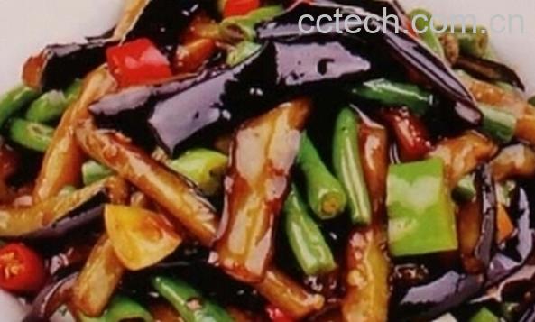 果蔬百科干煸茄子豆角-0