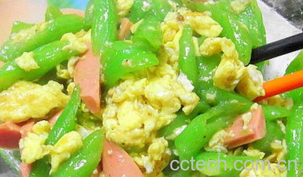 果蔬百科蛇豆炒鸡蛋-0