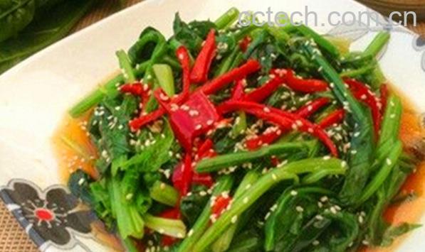 果蔬百科韩国凉拌菠菜-0