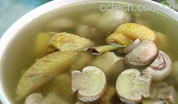 果蔬百科蘑菇鸡汤-0