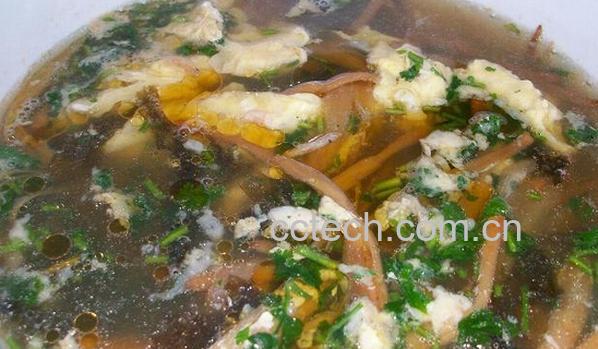果蔬百科黄花菜鸡蛋汤-0