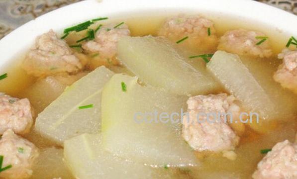 果蔬百科冬瓜肉丸汤-0
