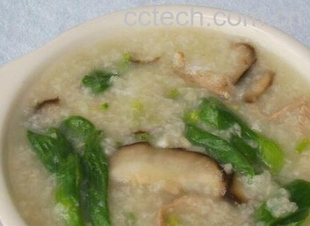 果蔬百科香菇青菜瘦肉粥-0