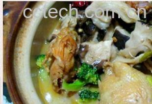 果蔬百科砂锅香菇鸡汤-0