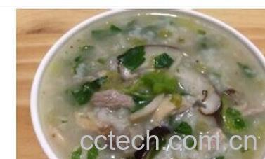 果蔬百科香菇鸡肉粥-0