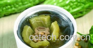 果蔬百科苦瓜黄豆排骨汤-0