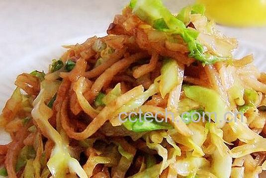 果蔬百科圆白菜炒饼-0