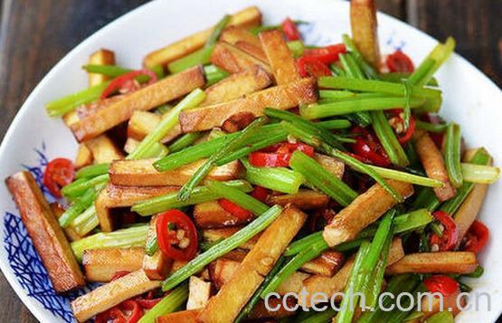 果蔬百科芹菜香干-0