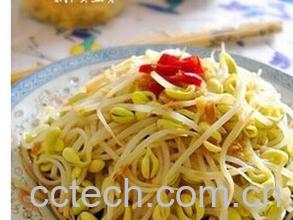 果蔬百科凉拌黄豆芽-0