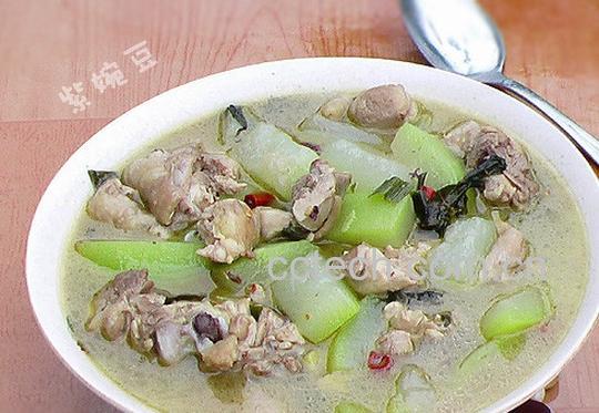 果蔬百科瓠瓜炖鸡-0