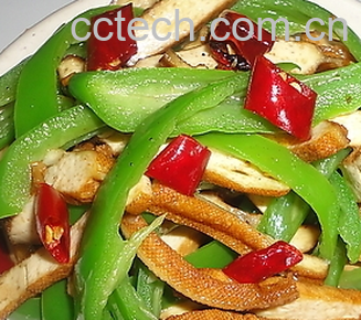 果蔬百科青椒炒香干-0