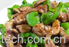 果蔬百科尖椒炒鸡胗-0