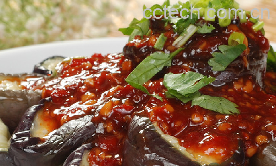 果蔬百科蒜泥手撕茄子-0