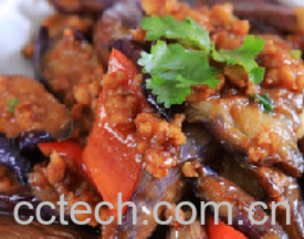 果蔬百科酱爆肉末茄子-0