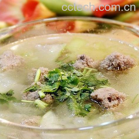 果蔬百科羊肉丸子冬瓜汤-0