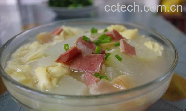 果蔬百科咸肉冬瓜汤-0