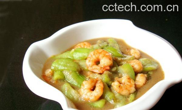 果蔬百科丝瓜炒虾仁-0