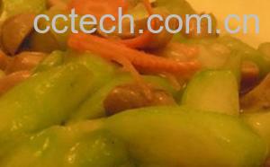 果蔬百科草菇烧丝瓜-0