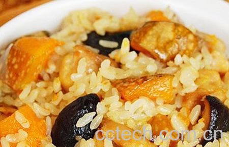 果蔬百科南瓜鸡肉饭-0