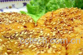 果蔬百科蛋黄南瓜酥-0