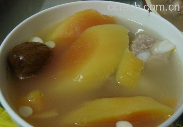 果蔬百科青木瓜排骨汤-0