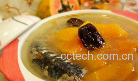 果蔬百科木瓜鲫鱼汤-0