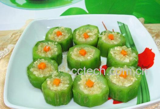 果蔬百科蒜蓉丝瓜-0