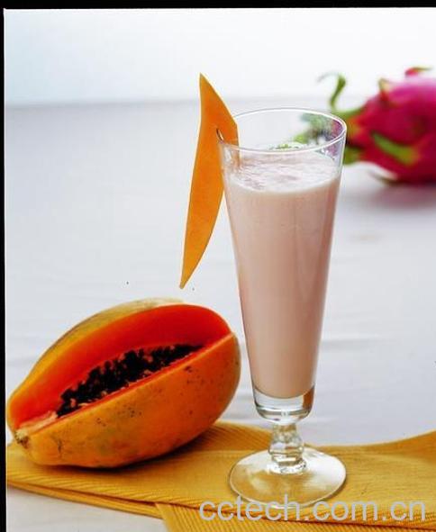 果蔬百科木瓜牛奶-0