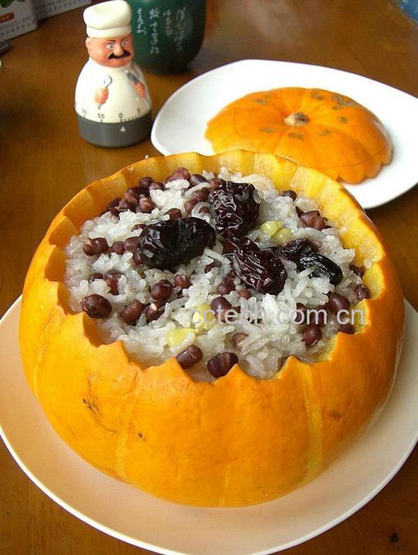 果蔬百科南瓜糯米饭-0