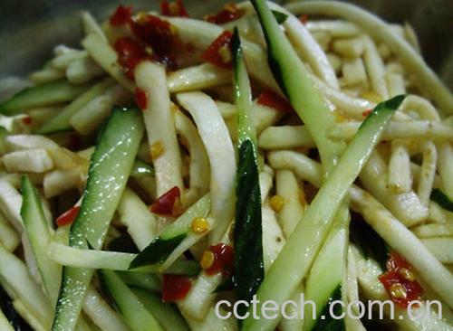 果蔬百科黄瓜生拌茄子-0