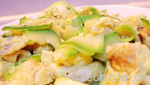 果蔬百科西葫芦炒鸡蛋-0