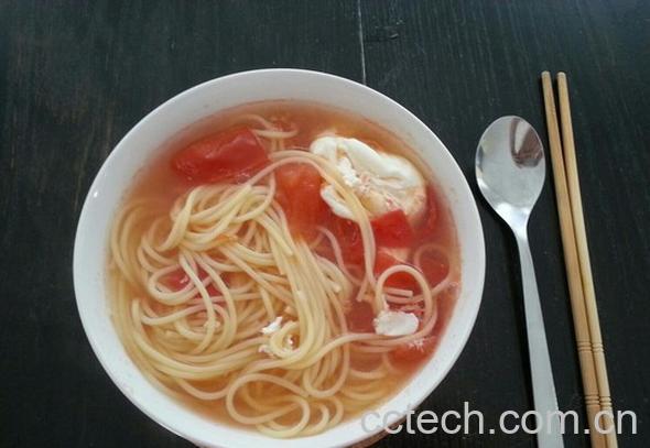 果蔬百科番茄鸡蛋汤面-0
