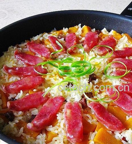 果蔬百科腊味南瓜饭-0