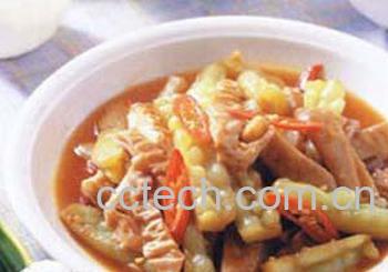 果蔬百科苦瓜鸡翅-0