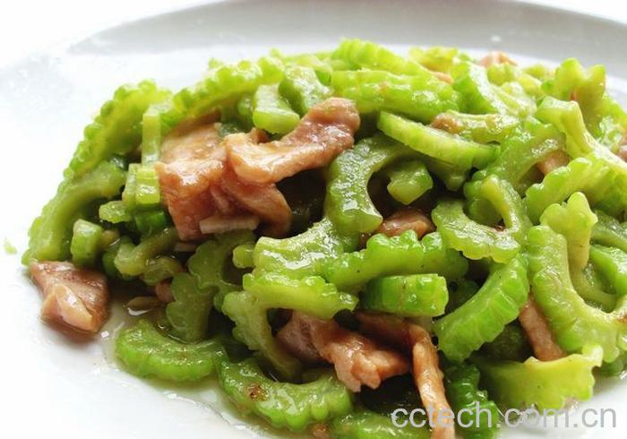 果蔬百科苦瓜炒腊肉-0