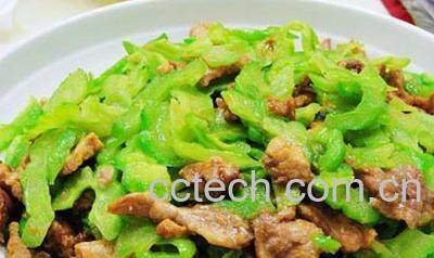 果蔬百科苦瓜炒肉-0