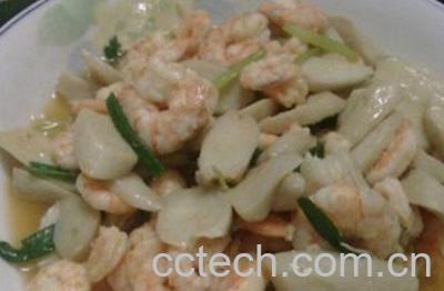 果蔬百科秀珍菇炒虾仁-0