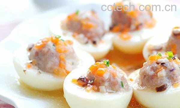 果蔬百科鸡蛋蒸肉丸-0