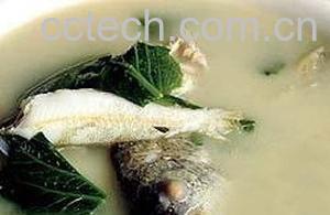 果蔬百科黄花菜白芷煲鱼头-0