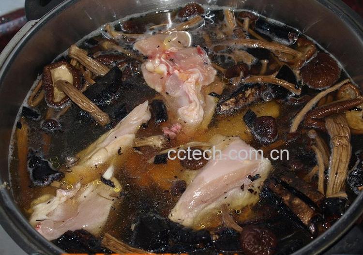 果蔬百科茶树菇炖鸡-0