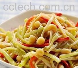 果蔬百科凉拌金针菇-0