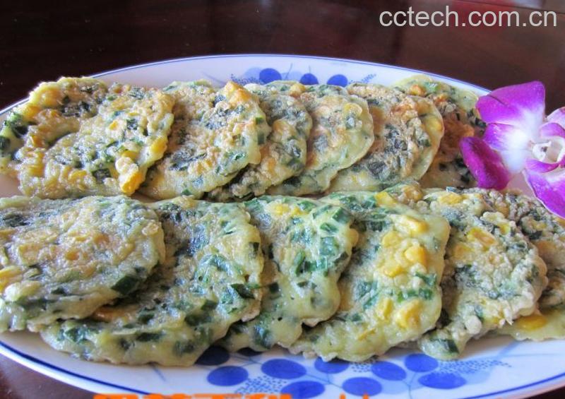 果蔬百科韭菜玉米饼-0