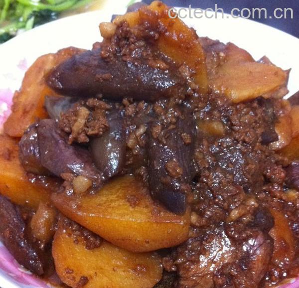 果蔬百科五花肉炖茄子土豆-0
