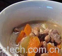 果蔬百科佛手瓜萝卜花生汤-0