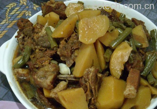 果蔬百科土豆炖豇豆-0