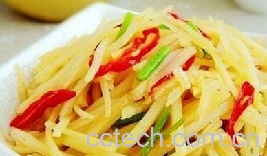 果蔬百科酸辣土豆丝的家常做法-0