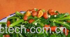 果蔬百科果仁菠菜的做法步骤-0