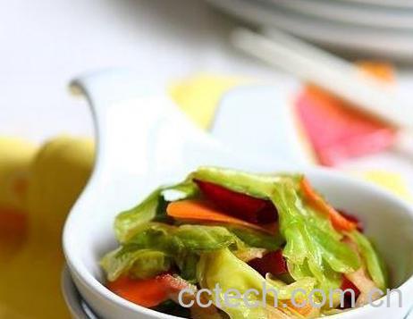 果蔬百科酸辣包菜的做法步骤教程-0