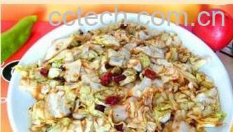 果蔬百科 爆炒甘蓝的做法步骤教程 -0